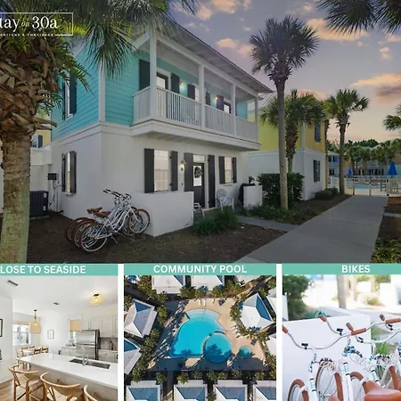 Blue Bungalow By Stay On 30A- Pool, Bikes